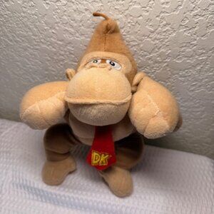 DK Donkey Kong 10" Plush Stuffed Toy Official Licensed Nintendo Super Mario New